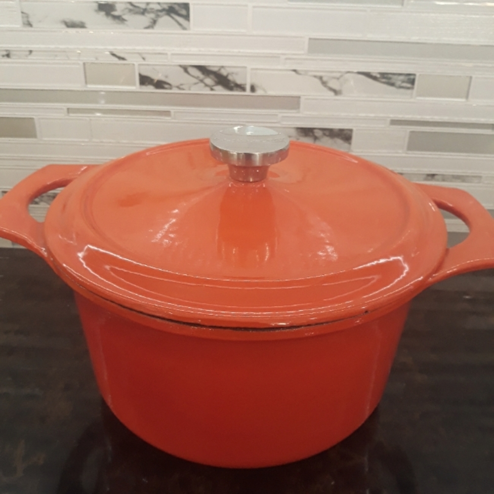 RACHAEL RAY 5QT ENAMELED CAST IRON DUTCH OVEN